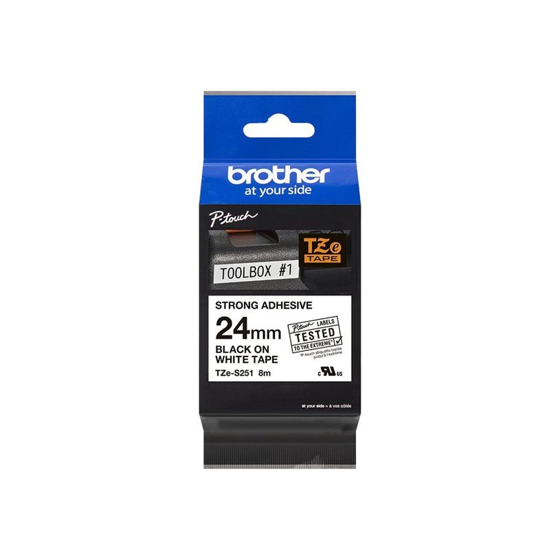 4977766692670-Brother TZeS251 - Ruban d'étiquettes auto-adhésives - 1 rouleau (24 mm x 8 m) - fond blan-P_79360938_2-8