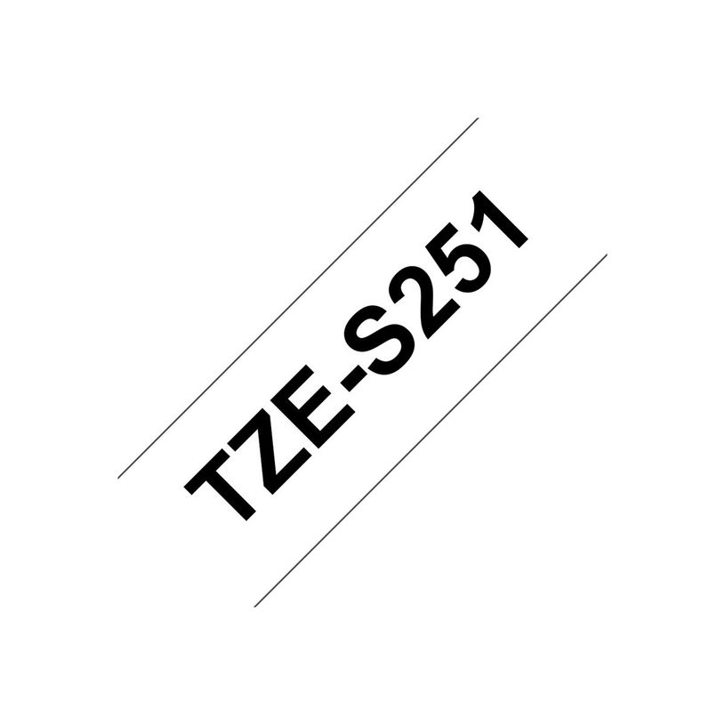 4977766692670-Brother TZeS251 - Ruban d'étiquettes auto-adhésives - 1 rouleau (24 mm x 8 m) - fond blan-P_79360938_8-4