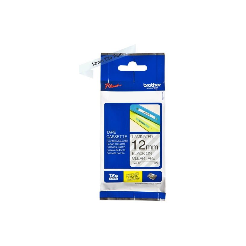 4977766684811-Brother TZe131 - Ruban d'étiquettes auto-adhésives - 1 rouleau (12 mm x 8 m) - fond tra-P_79361032_14-19