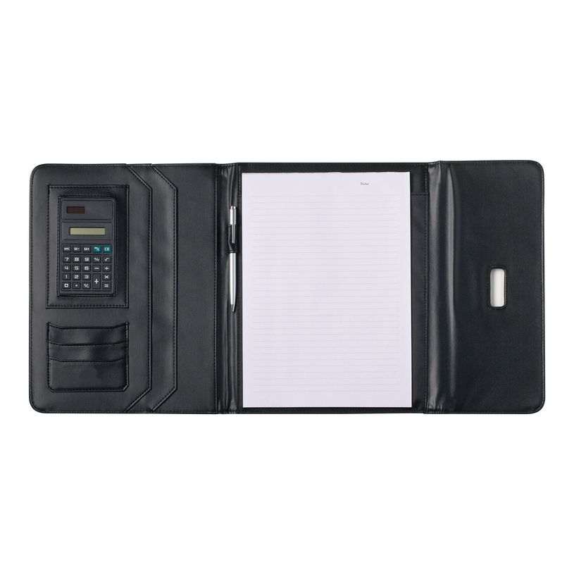 3108724254604-Oberthur Cambridge - Conférencier à rabat A4 avec calculatrice - noir-P_79361587_1-0