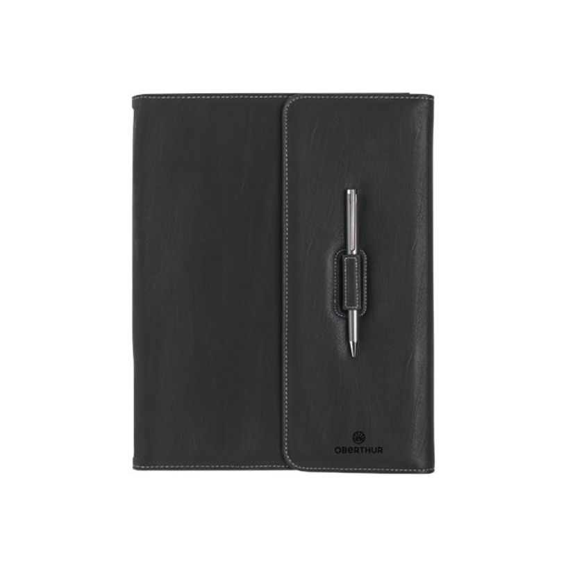 3108724254604-Oberthur Cambridge - Conférencier à rabat A4 avec calculatrice - noir-P_79361587_2-1