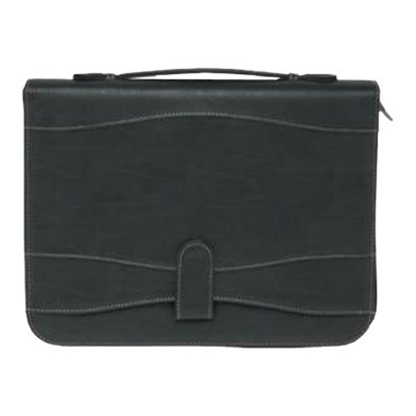 3108724254635-Oberthur Cambridge - Conférencier A4 zippé, à poignées - noir-P_79361590_1-0