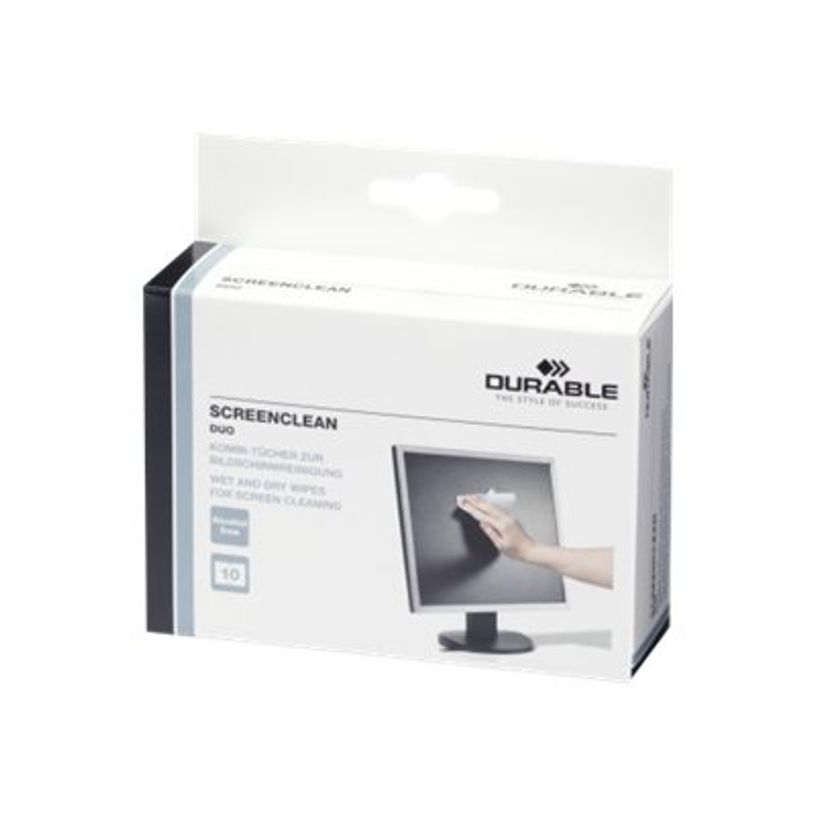 4005546501505-Durable Screenclean DUO - boite de 20 pochettes nettoyantes (10 sèches + 10 humides) pou-P_79361671_10-10