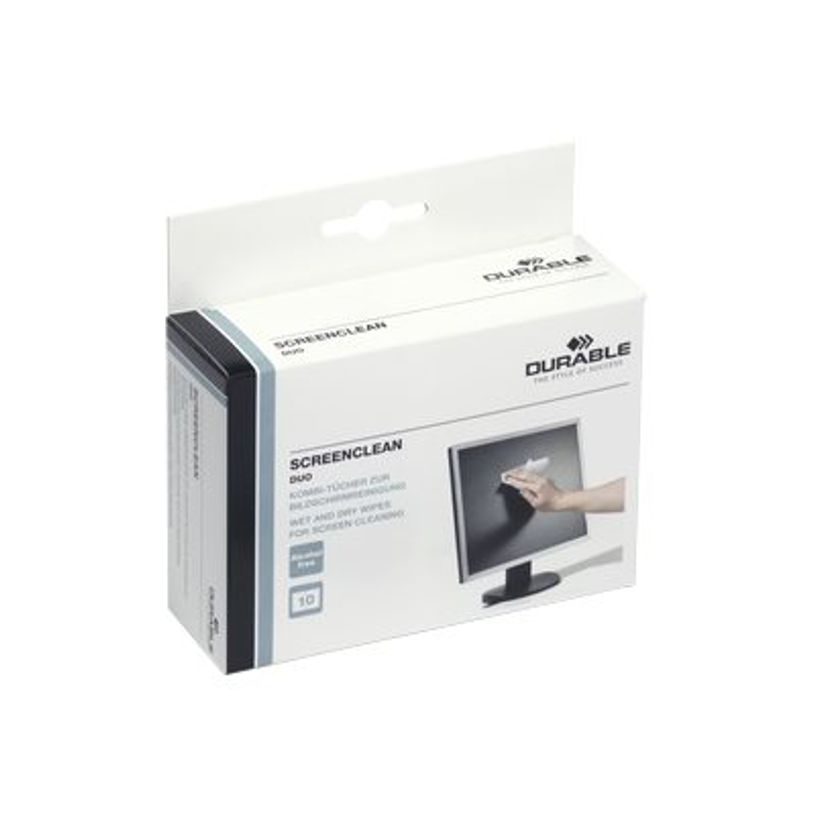 4005546501505-Durable Screenclean DUO - boite de 20 pochettes nettoyantes (10 sèches + 10 humides) pour-P_79361671_13-6