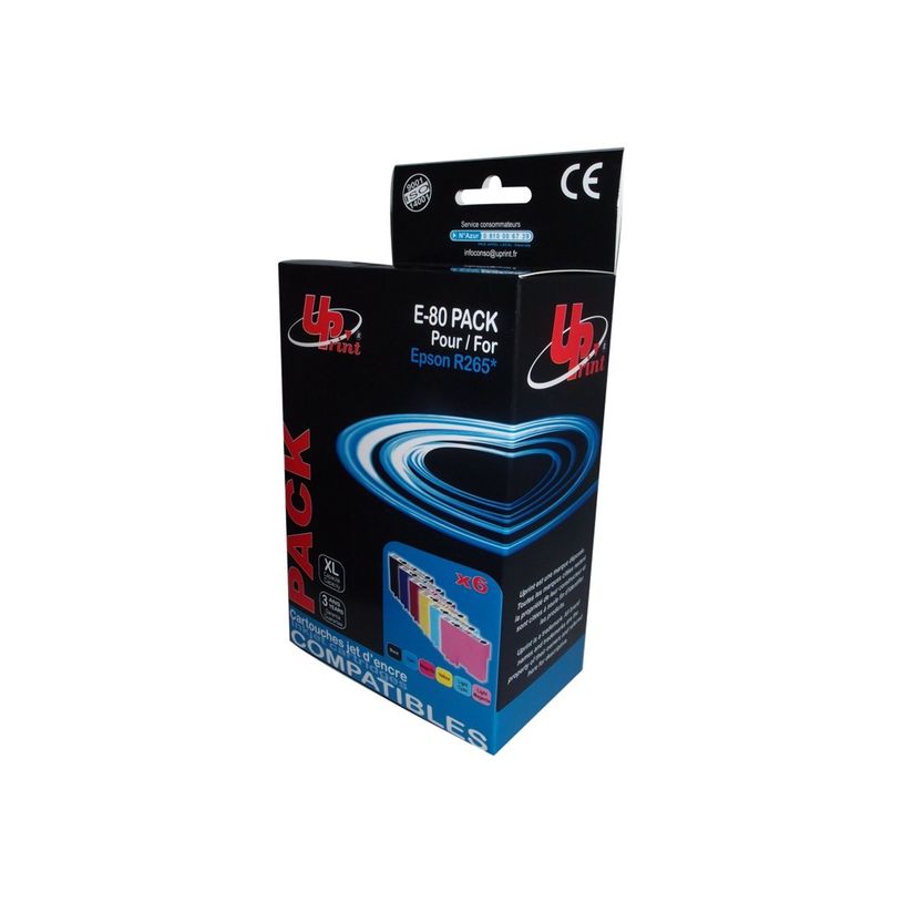 3584770880897-Cartouche compatible Epson T0807 Colibri - pack de 6 - noir, cyan, magenta, jaune, magenta -P_79361891_1-0