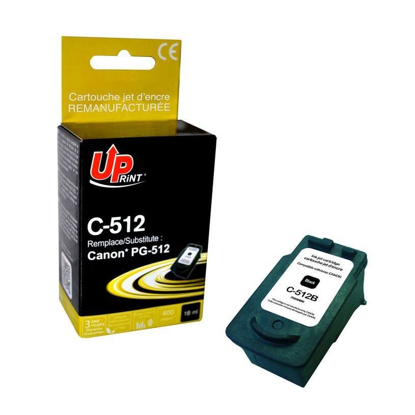 3584770880903-Cartouche remanufacturée Canon PG-512 - noir - Uprint--2