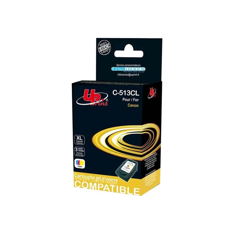 3584770880910-Cartouche remanufacturée Canon CL-513 - cyan, magenta, jaune - Uprint-P_79362021_1-0