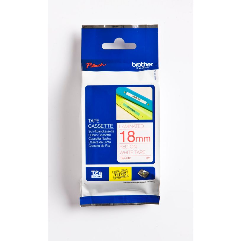 4977766052009-Brother TZe242 - Ruban d'étiquettes auto-adhésives - 1 rouleau (18 mm x 8 m) - fond blanc-P_79362068_4-0
