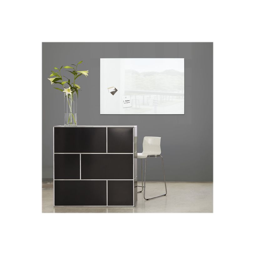 4004360887635-Sigel Artverum - Tableau magnétique en verre - 100 x 65 cm - blanc-P_79362249_4-3