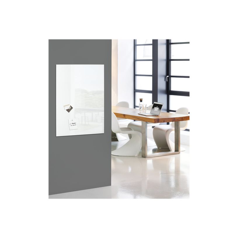 4004360887635-Sigel Artverum - Tableau magnétique en verre - 100 x 65 cm - blanc-P_79362249_6-5