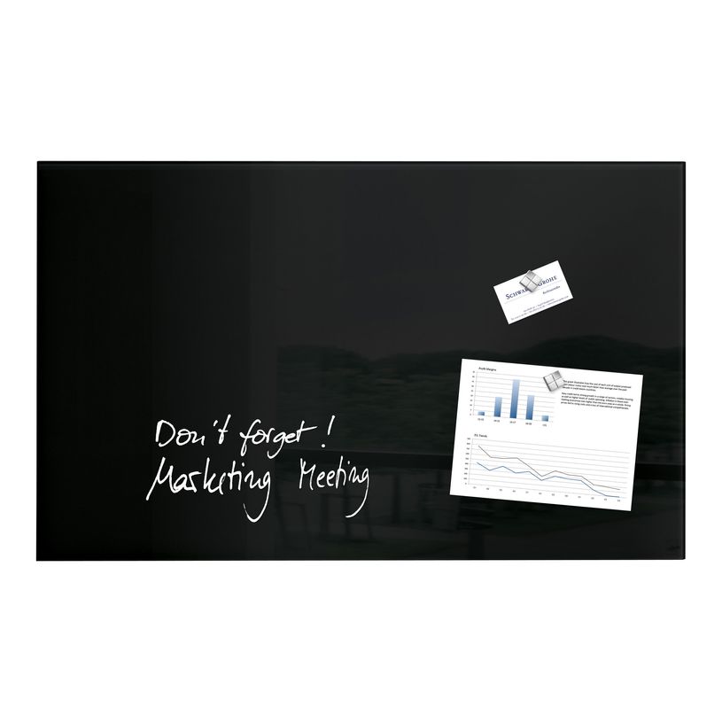 4004360887666-Sigel Artverum - Tableau magnétique en verre - 78 x 48 cm - noir-P_79362252_1-0