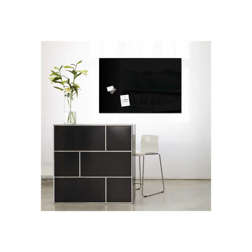 4004360887666-Sigel Artverum - Tableau magnétique en verre - 78 x 48 cm - noir-P_79362252_5-4