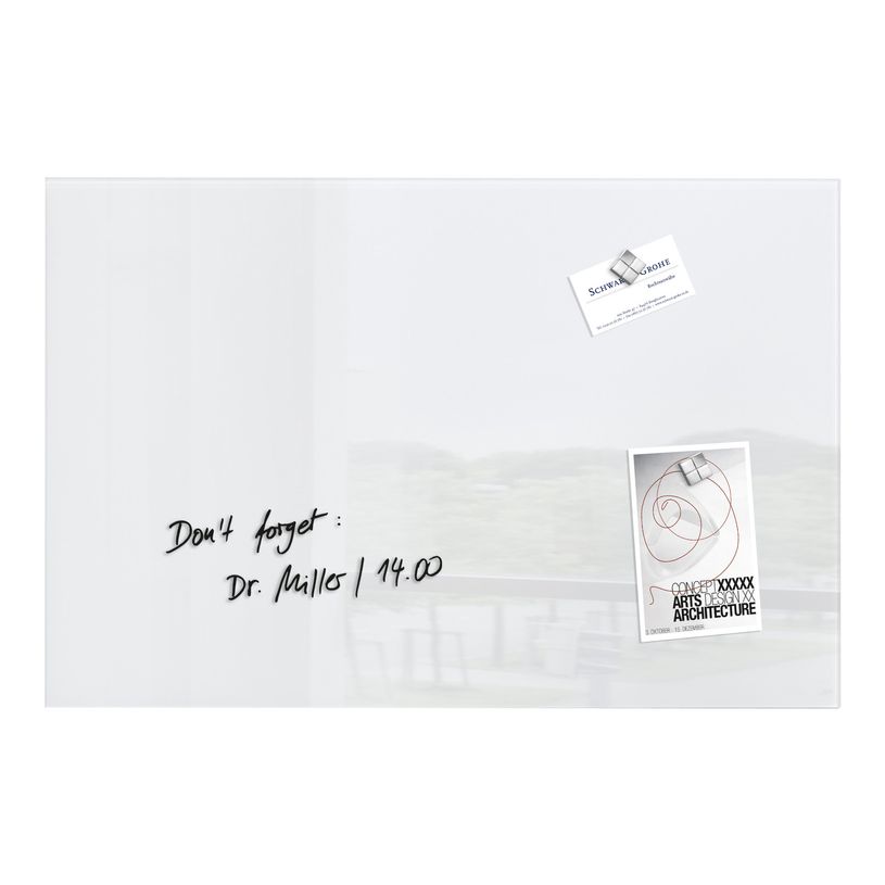 4004360887673-Sigel Artverum - Tableau magnétique en verre - 60 x 40 cm - blanc-P_79362253_1-0