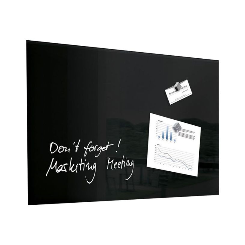 4004360887680-Sigel Artverum - Tableau magnétique en verre - 60 x 40 cm - noir-P_79362254_1-0