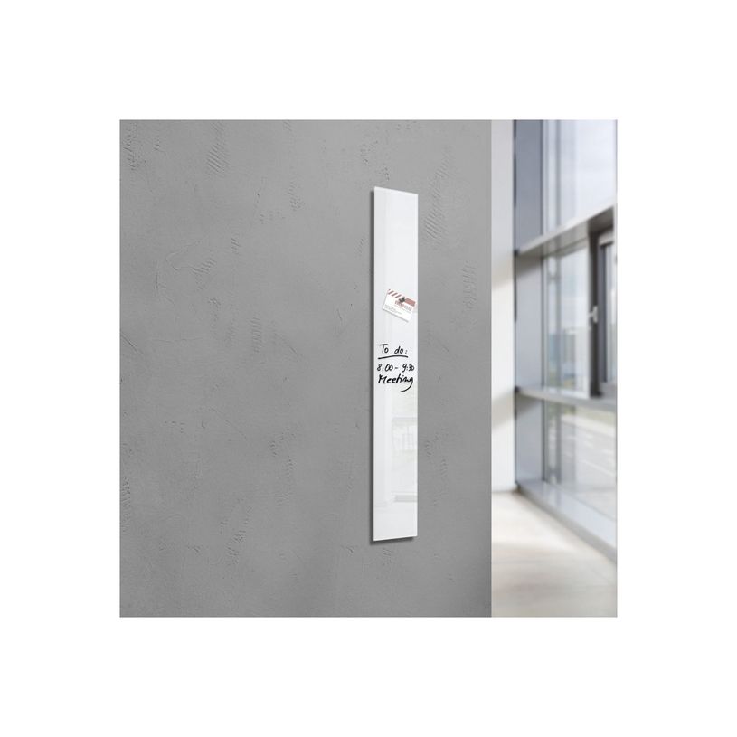 4004360887796-Sigel Artverum - Tableau magnétique en verre - 12 x 78 cm - blanc-P_79362264_3-2
