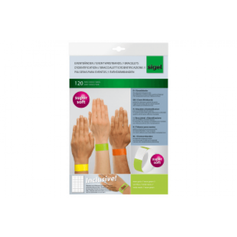 4004360898495-Sigel - 120 Bracelets d'identification Super Soft - vert fluo-P_79362268_1-0