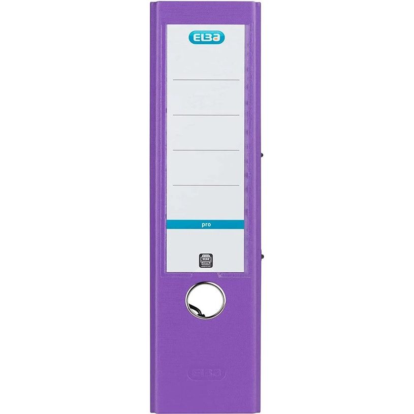 4002030138377-ELBA Smart - Archivador de anillas - ancho: 80 mm - para A4 (210 x 297 mm) - capacidad: 570 hojas - vio--4