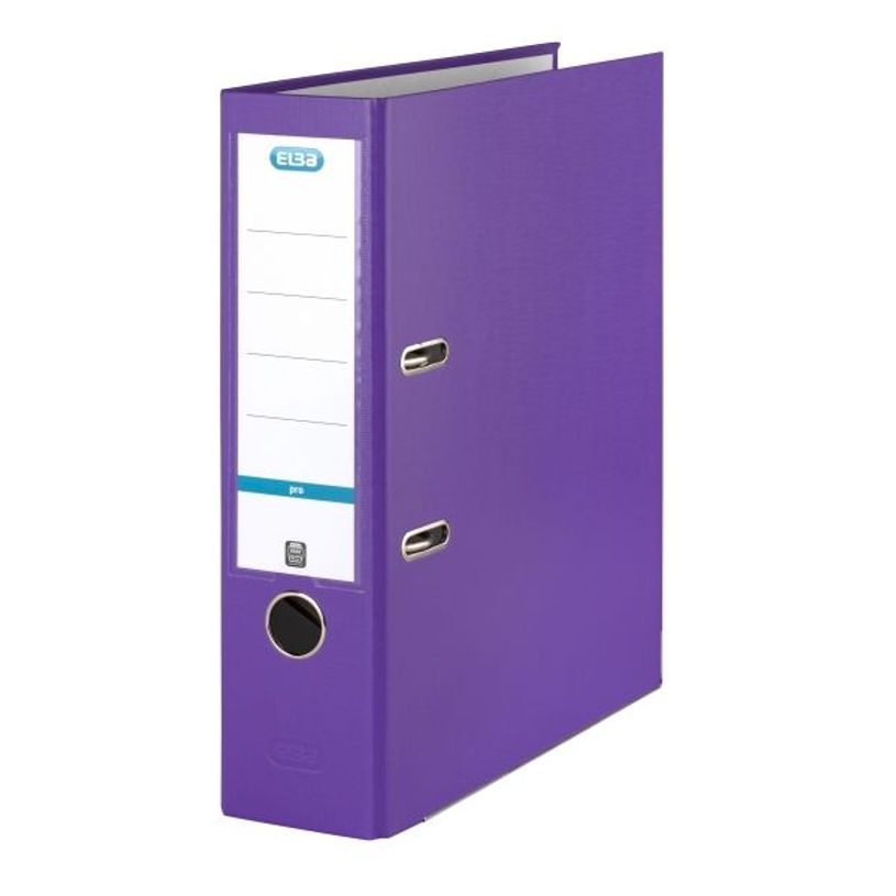 4002030138377-ELBA Smart - Archivador de anillas - ancho: 80 mm - para A4 (210 x 297 mm) - capacidad: 570 hojas - vio--3