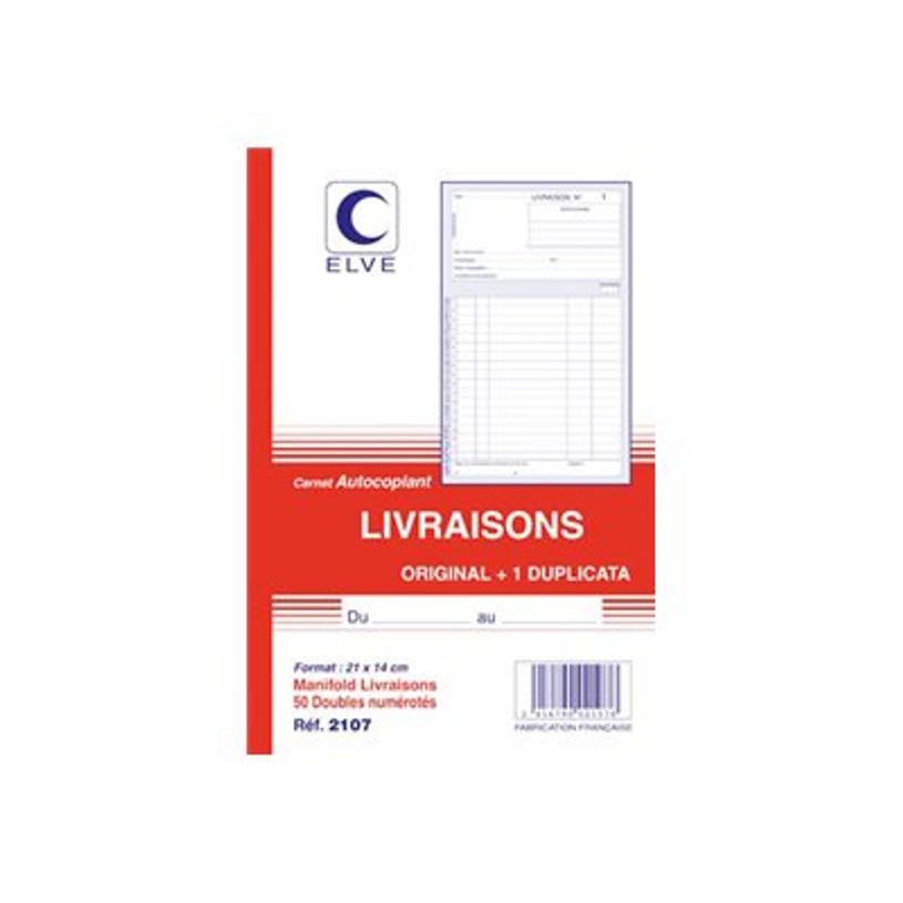 3416790021076-ELVE - Manifold Carnet de livraisons - 50 dupli - 21 x 14 cm-P_79362515_1-0