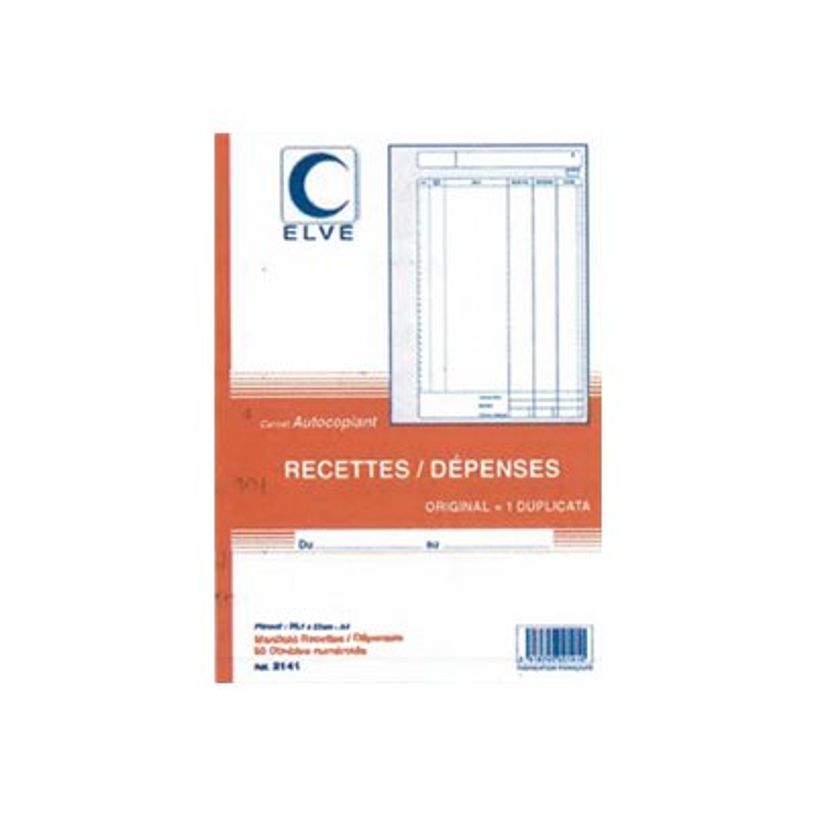 3416790021410-ELVE - Manifold Carnet de recettes/dépenses - 50 dupli - A4-P_79362517_1-0