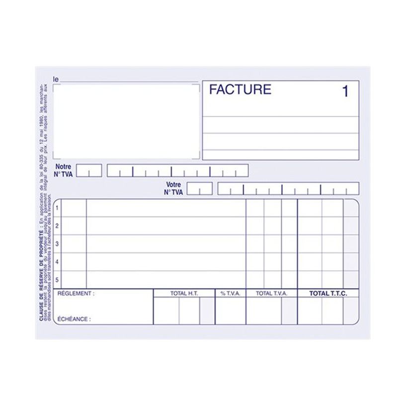 3416790021519-ELVE - Manifold Carnet de factures - 50 dupli - 10,5 x 14 cm-P_79362518_1-0