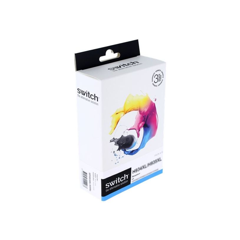 3700654202382-Cartouche remanufacturée HP 907XL - Pack de 4 - noir, cyan, magenta, jaune - Switch-P_79363084_2-1