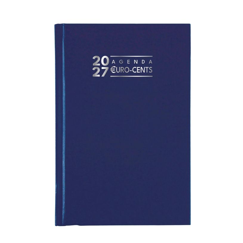 3660942007788-Agenda de bureau Carré ordinaire - Euros et Cents - 1 jour par page - 13,5 x 21 cm - disponible dans différentes cou--0