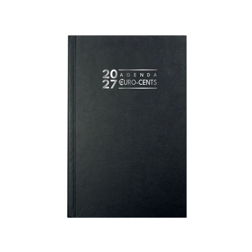 3660942007788-Agenda de bureau Carré ordinaire - Euros et Cents - 1 jour par page - 13,5 x 21 cm - disponible dans différentes cou--1