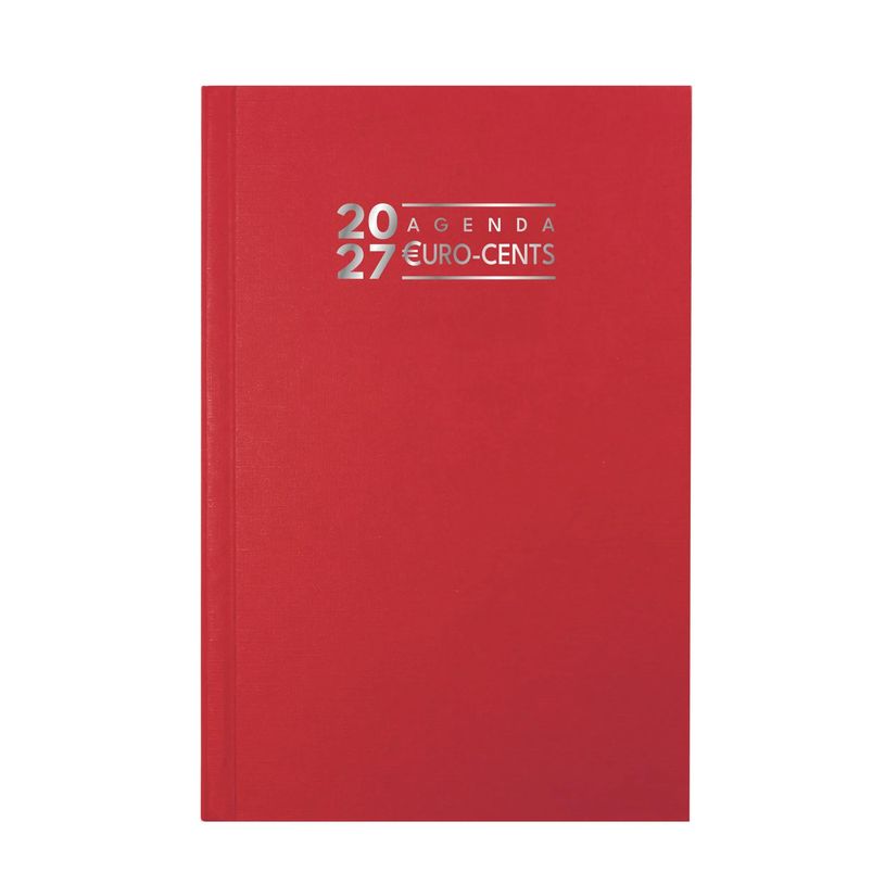 3660942007788-Agenda de bureau Carré ordinaire - Euros et Cents - 1 jour par page - 13,5 x 21 cm - disponible dans différentes cou--2