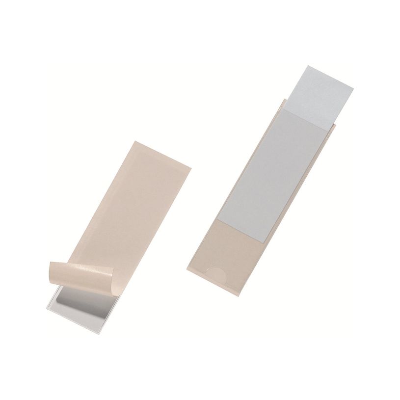 4005546889238-DURABLE POCKETFIX - 10 Porte-étiquettes adhésives - 30 x 100 mm - transparent-P_79363368_1-0