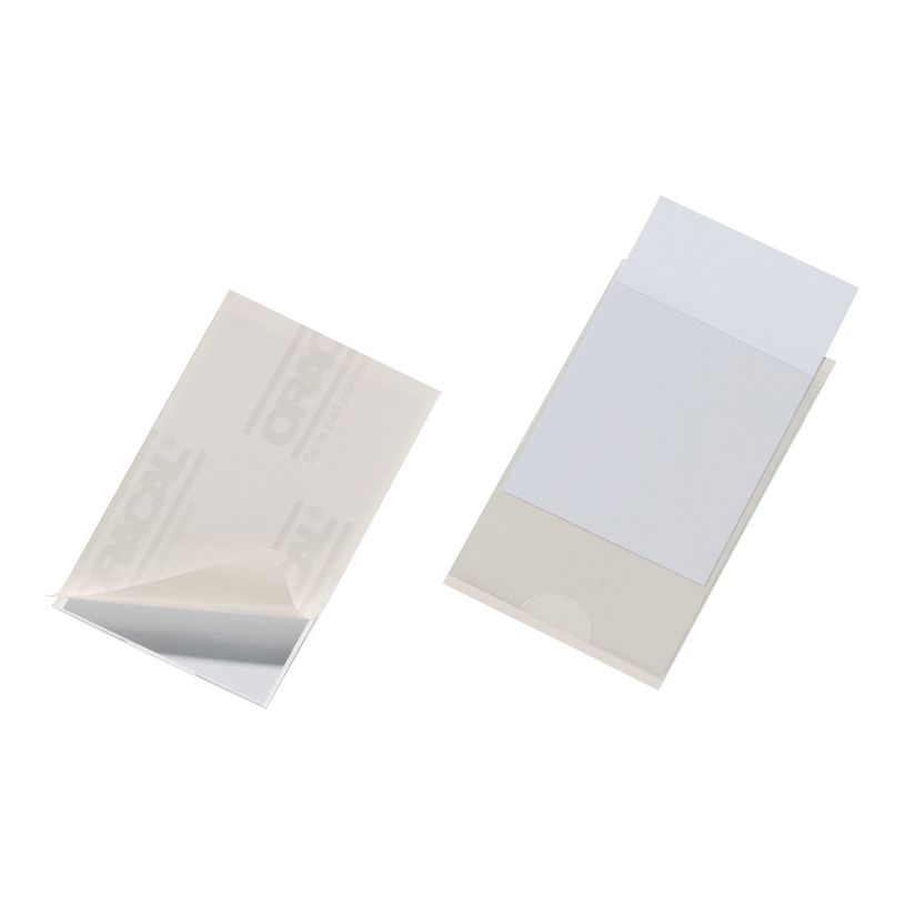 4005546889276-DURABLE POCKETFIX - 10 Porte-étiquette adhésives - 57x 90 mm - transparent-P_79363372_7-6