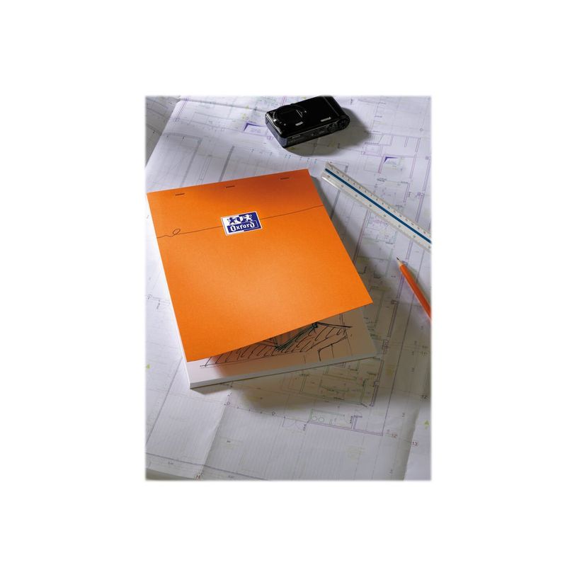 2012347543414-Oxford - Bloc notes - A4 + - 160 pages - blanc - 80G - orange-P_79363379_2-1