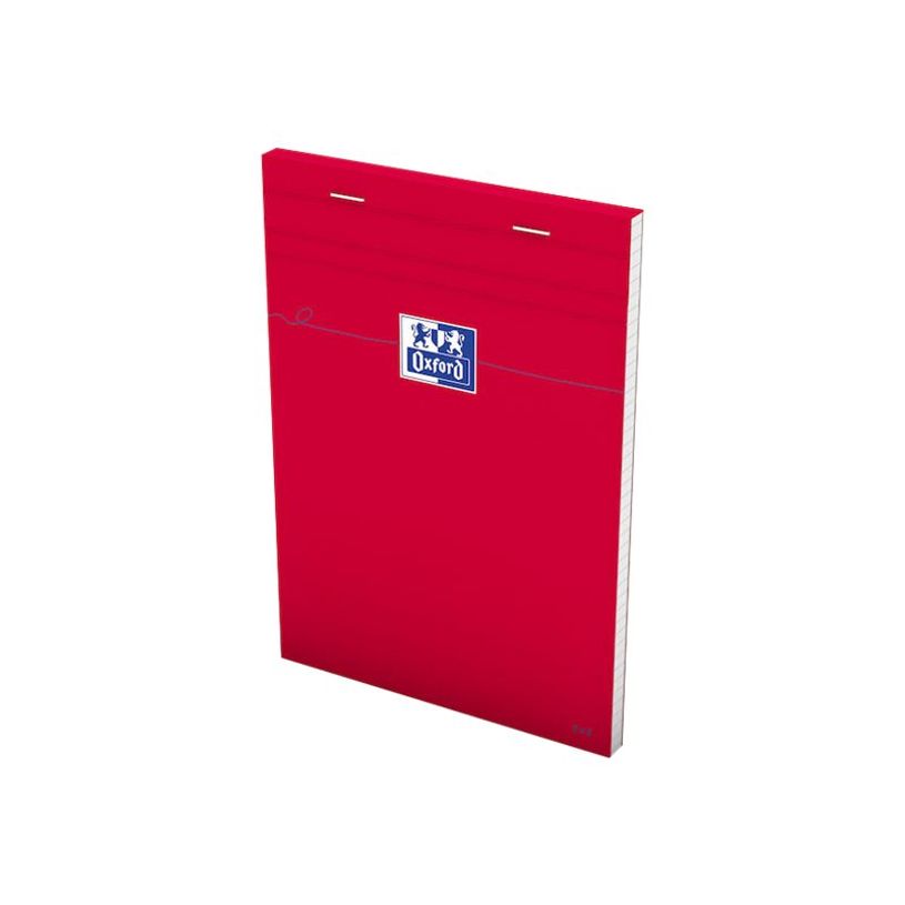 2012347544688-Oxford - Bloc notes - A5 - 160 pages - petits carreaux - 80G - rouge-P_79363386_2-1