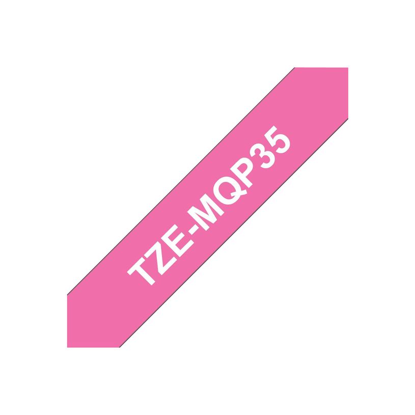 4977766698641-Brother TZeMQP35 - Ruban d'étiquettes auto-adhésives - 1 rouleau (12 mm x 5 m) - fond ros-P_79363675_7-4