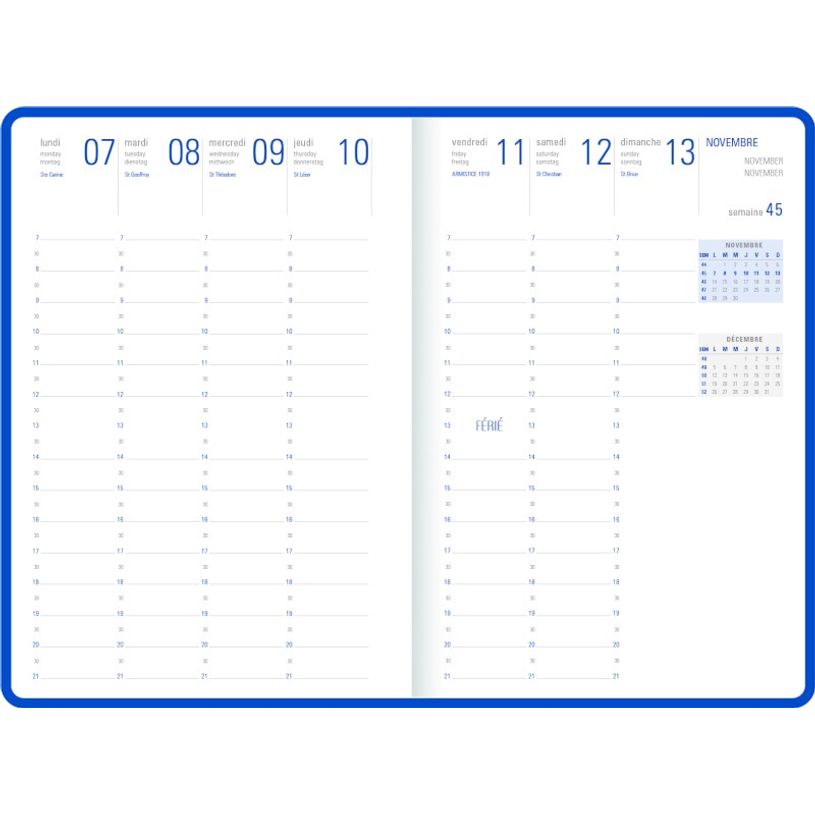 3108728251623-Agenda Summerside 25 - 1 semaine sur 2 pages - disponible dans différentes couleurs - Ober-P_79363899_2-1