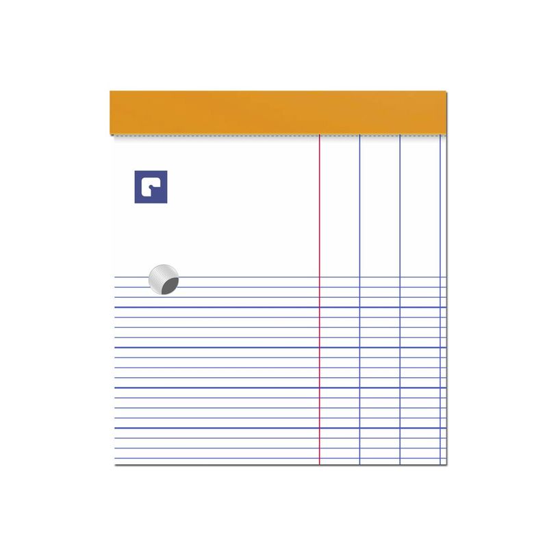 3020121069790-Oxford - Bloc notes - A4 + - 160 pages - grands carreaux - perforé - orange-P_79364061_8-12