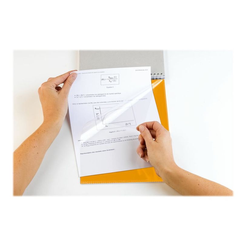 3020121062975-Oxford - Bloc notes - A4 + - 160 pages - petits carreaux - 80G - orange-P_79364294_5-4