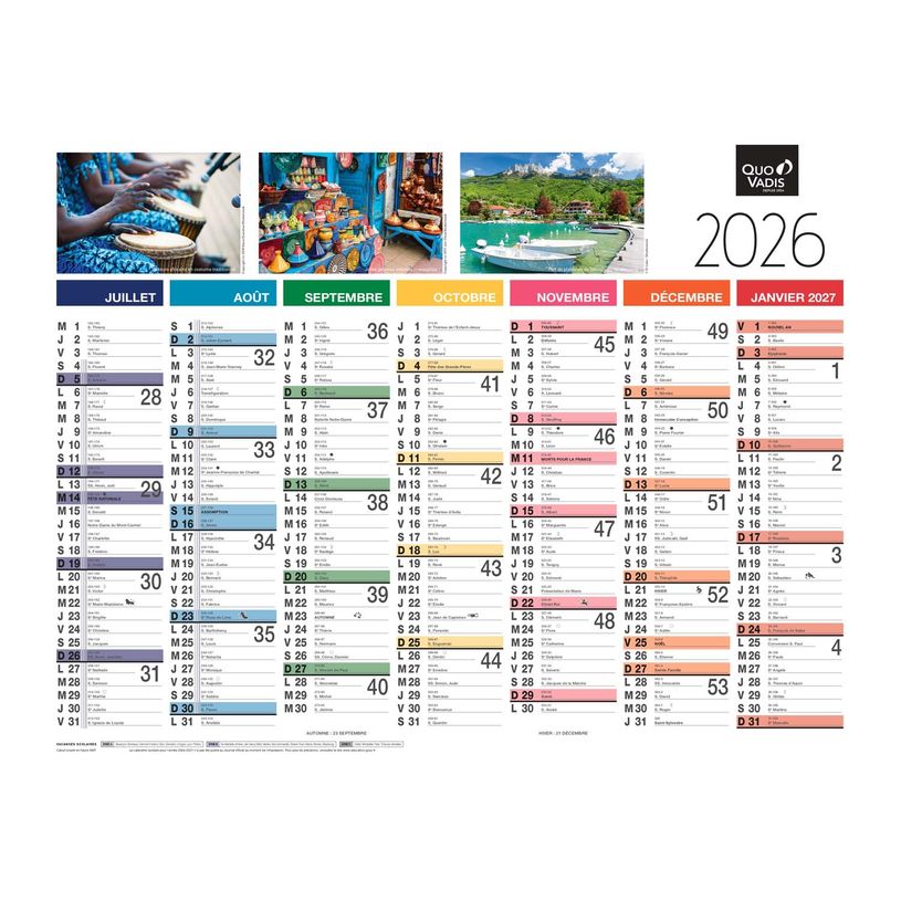 3371017523637-Quo Vadis - Calendrier Fantaisie 7 mois par face - 21 x 27 cm - Tradition--1