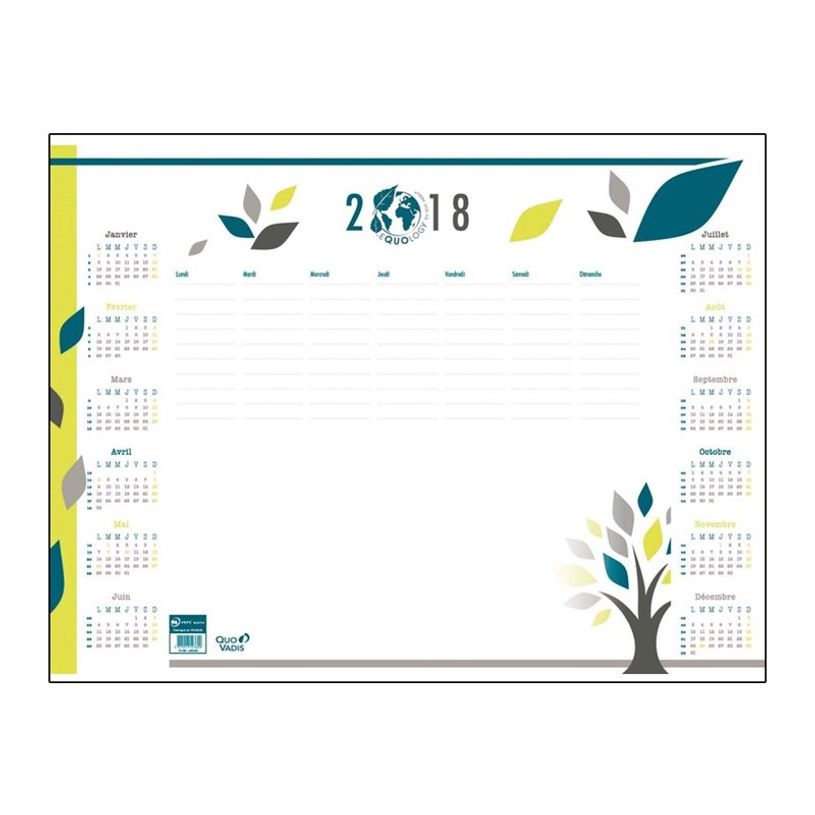 3371017523699-Quo Vadis - Sous-main millésimé - 54 x 40 cm-P_79364646_1-0