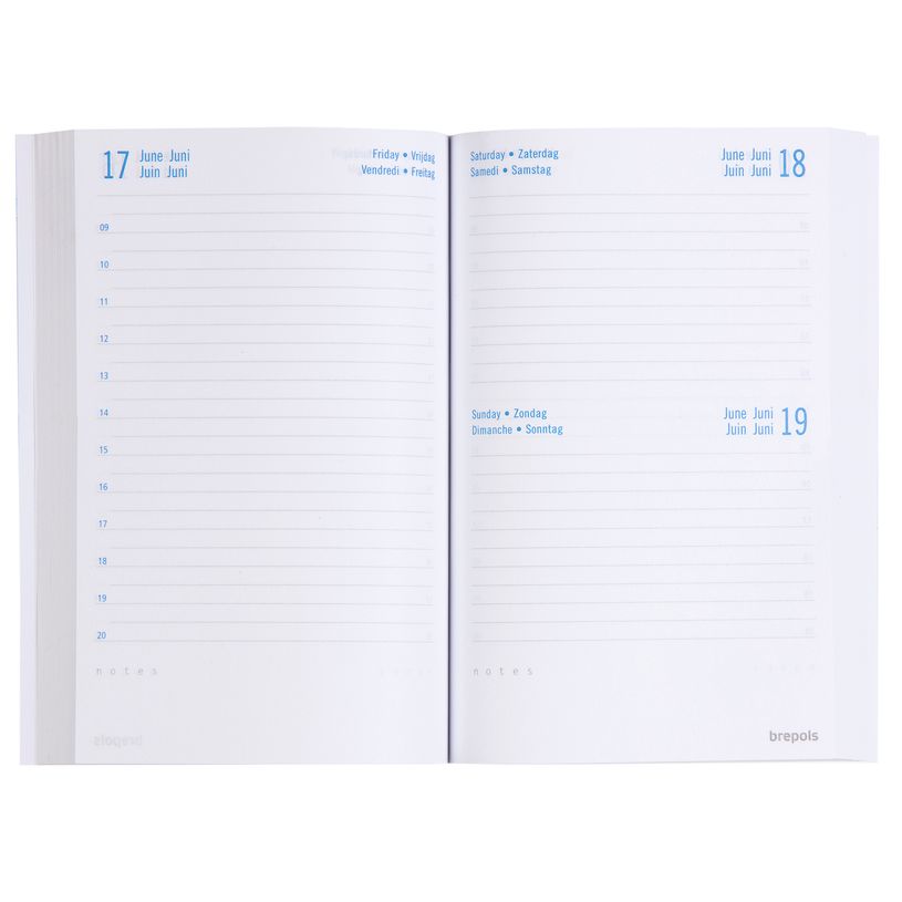 5412303136389-Agenda Classic - 1 jour par page - 11,6 x 16,9 cm - 2 couleurs disponible - Brepols--1