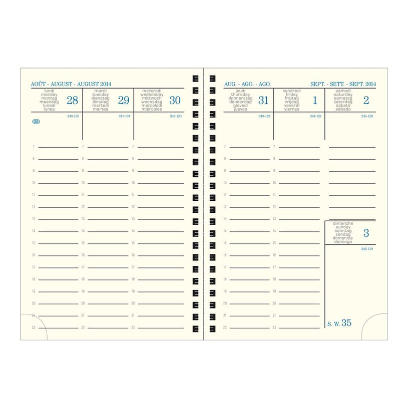 3660942032001-Agenda de poche spiralé 16 mois Vérone - 1 semaine sur 2 pages - 9 x 13 cm - disponible dans diff-P_79365124_6-5