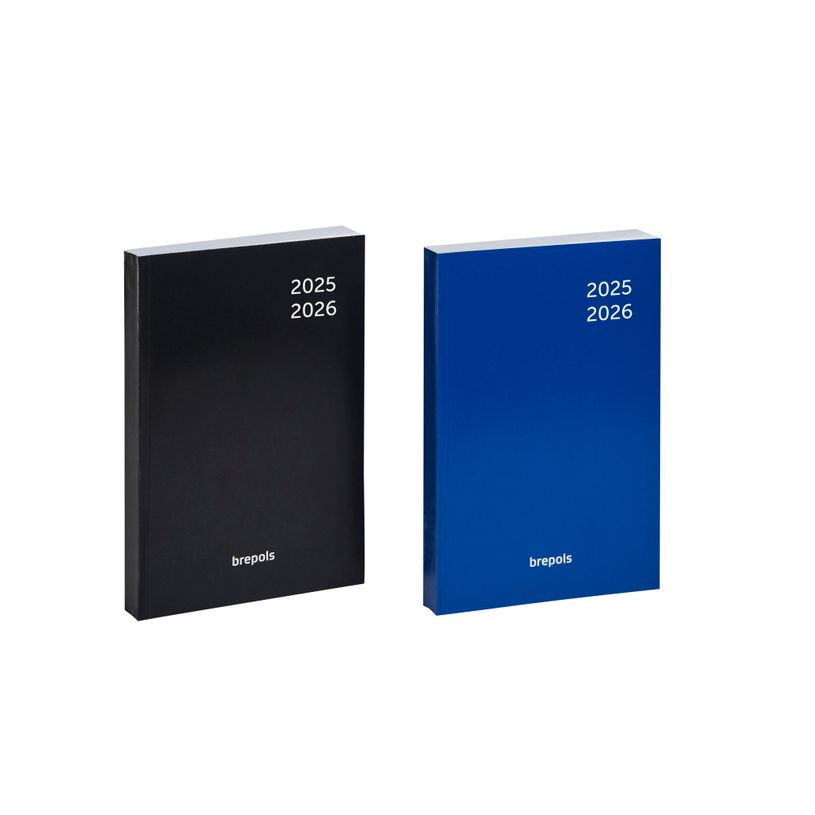 5412303136389-Agenda Classic - 1 jour par page - 11,6 x 16,9 cm - 2 couleurs disponibles - Brepols-P_79365189_2-0