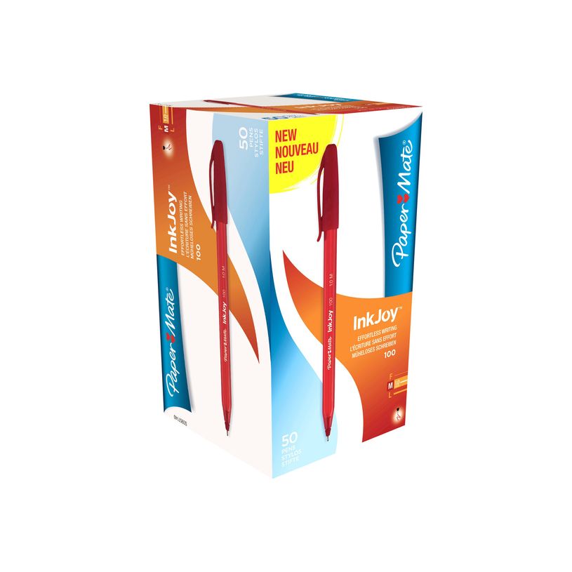 3501170958100-Paper Mate InkJoy 100 - Stylo à bille - rouge-P_79365220_2-2