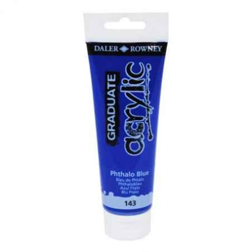 5011386020587-Daler-Rowney Graduate - Peinture acrylique - 120 ml - bleu phtalo-P_79365313_1-0