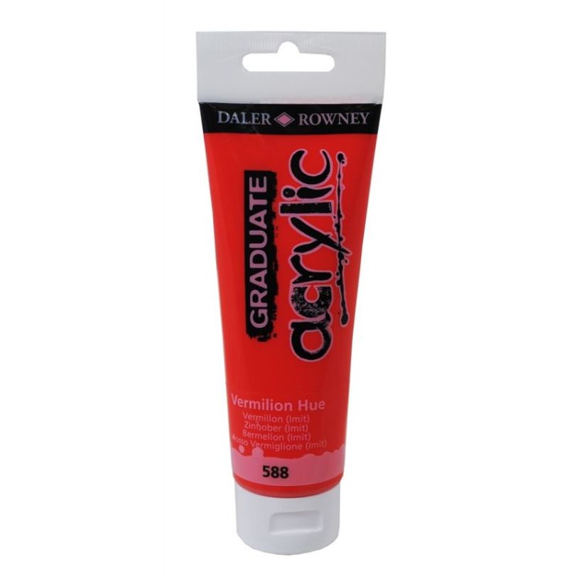 5011386020617-Daler-Rowney Graduate - Peinture acrylique - vermillon - 120 ml-P_79365316_1-0