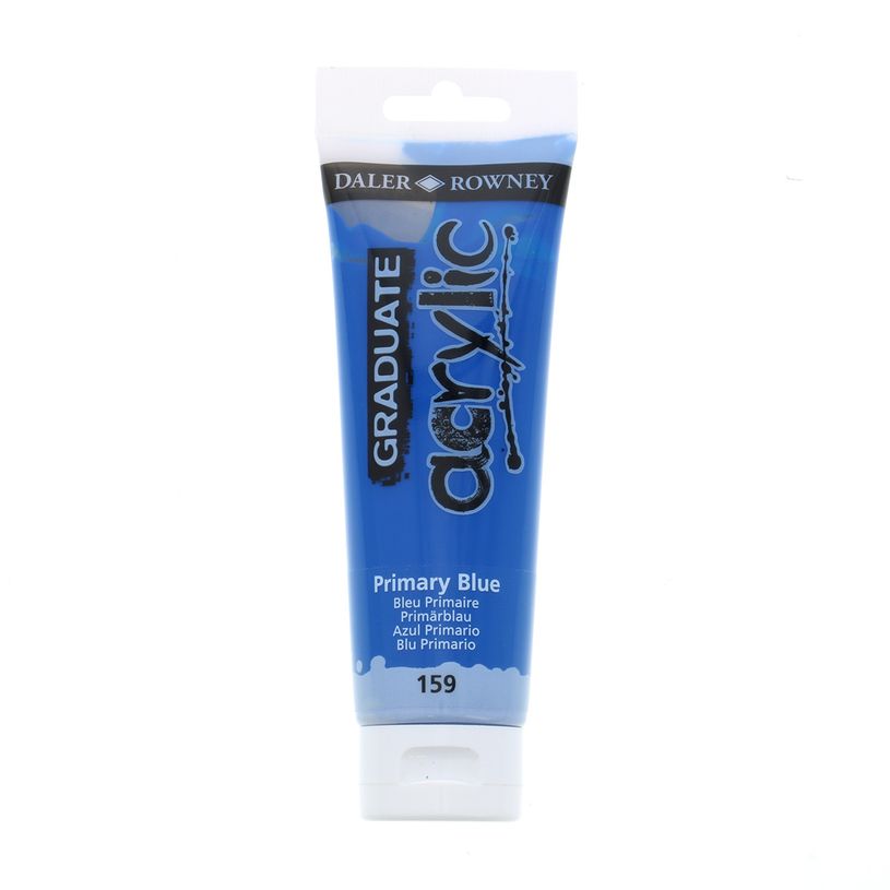 5011386062693-Daler-Rowney Graduate - Peinture acrylique - 120 ml - bleu primaire-P_79365338_1-0