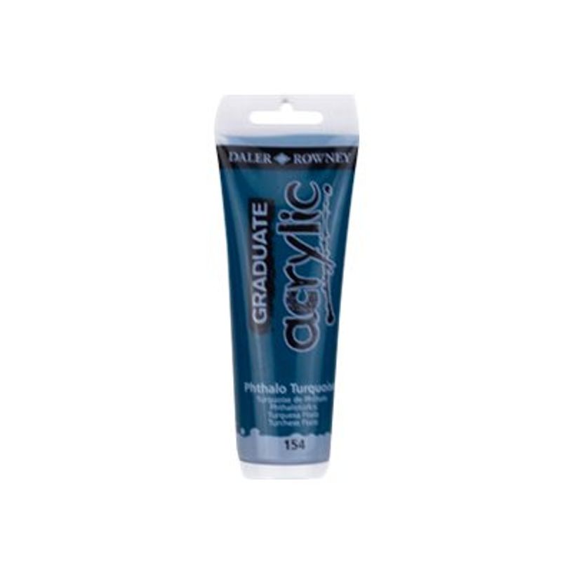5011386062709-Daler-Rowney Graduate - Peinture acrylique - 120 ml - turquoise phthalo-P_79365339_1-0