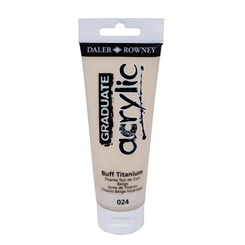 5011386062730-Daler-Rowney Graduate - Peinture acrylique - 120 ml - beige titane-P_79365342_1-0
