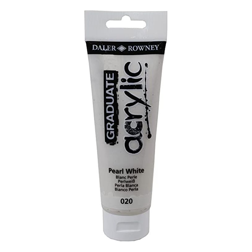 5011386062792-Daler-Rowney Graduate - Peinture acrylique - 120 ml - blanc nacré-P_79365348_1-0