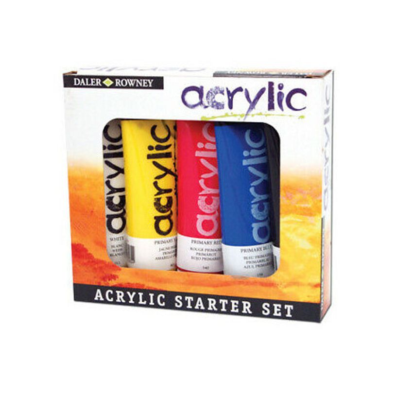 5011386068428-Daler-Rowney Graduate - 5 Tubes peinture acrylique - couleurs assorties - 120 ml-P_79365379_1-0